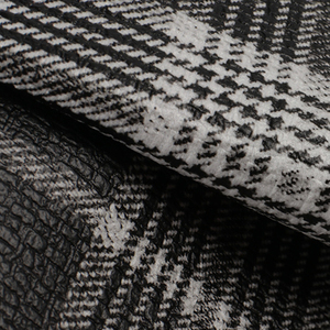 Vải Công Nghệ PVC Túi Sofa Da Tổng Hợp Nhân Tạo Họa Tiết Kẻ Sọc Scotland Dây An Toàn Xe Hơi Giày Vải Giả Da - Product Image 3