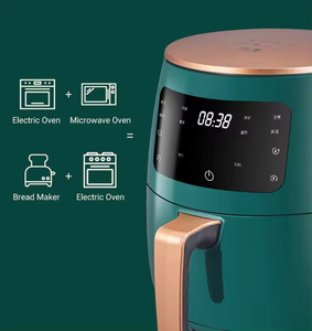 <span class=keywords><strong>Friggitrice</strong></span> <span class=keywords><strong>ad</strong></span> <span class=keywords><strong>Aria</strong></span> Familiare da 6L con Protezione da Surriscaldamento, Elegante Disponibile in Nero, Verde e Rosso, Elettrodomestico Multifunzione da Cucina - Product Image 6