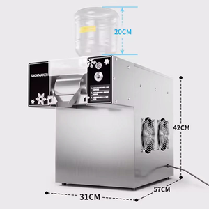 Máquina Comercial de Hielo en Escamas para Bingsu y Helados, Motor de 220V, Alta Productividad - Product Image 1