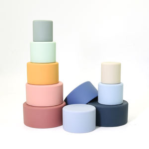 Nouveau Offre Spéciale Enfants De jouets Blocs de Construction Colorés Empilage Jouets Éducatifs Enfants de Formation de La pensée De Silicone Empilés <span class=keywords><strong>Cu</strong></span> - Product Image 2