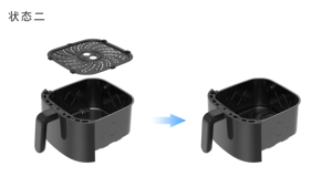 1800W Touch Design Smart 8L Air Fryers Customized Color 80-200c Temperature for Sale Smart Air Fryers - Product Image 3