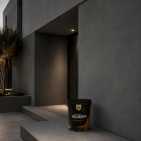 Peinture murale décorative imperméable en micro-ciment à base de pâte acrylique VALIDEA, texture extérieure, prête à l'emploi, sans durcisseur, faible teneur en COV, finition satinée