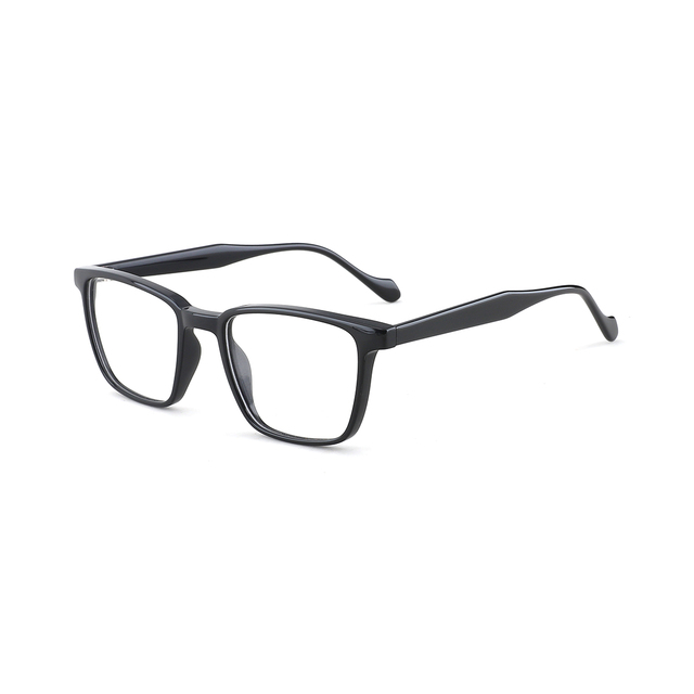 Geometric Square Acetate Optical Frames Modern Eyewear Design Lightweight Prescription Glasses