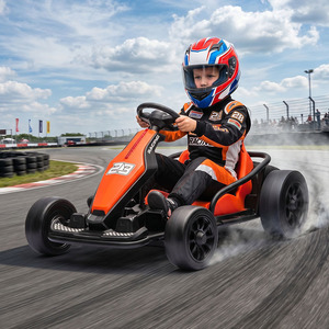 Go-Kart Elettrico per Bambini 24V con Ruote in Nylon, Batteria Ricaricabile a Lunga Durata, Giocattolo Unisex per Esterni - Product Image 4