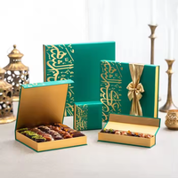 Caja de Lujo Personalizada para Kunafa y Baklava de Restaurante Árabe, Caja para Dulces Kunafa Kanafeh