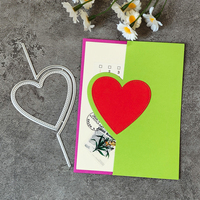 AAGU metallo taglio Die Scrapbook in rilievo modello di Album artigianale carta d'invito sfondo cuore Scrapbooking Craft muore