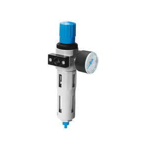 Festo Air Regulator LFR-3/4-D-MAXI-A-MPA8002284 Pressure Reducing Valve With Gauge For Compressed Air Systems - Product Image 1