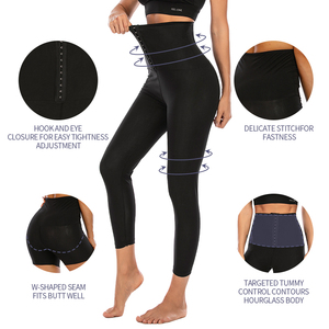 Logo personnalisé pour femmes en néoprène Sweat Shapewear Shorts pantalon survêtement d'entraînement pour l'exercice à domicile Fitness taille formateur pour le poids - Product Image 2