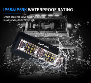 Aurora-haz de luz de escenario gran angular de <span class=keywords><strong>4</strong></span> pulgadas, barra de luz de 40W, una sola fila, para conducción, impermeable, todoterreno, luz de trabajo de inundación - Product Image 4