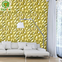 Harga pabrik panel dinding mewah wallpaper panel dinding 3d/panel dinding