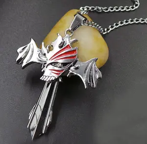 Collier de majordome noir Ninja Death Note, collier à pendentif dessin animé