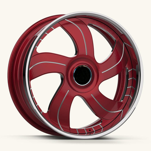 Rines Forjados de Disco Profundo 5x127 <span class=keywords><strong>TR</strong></span> 09011, Juego de 2 Piezas, Rines de Lujo en Plata Pulida, 18 20 21 22 24 26 Pulgadas - Product Image 3