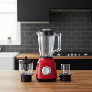 Blender électrique pour smoothies ménagers, 4 lames, 2 vitesses, capacité de 1,6 L, ensemble de <span class=keywords><strong>hachoir</strong></span> à <span class=keywords><strong>viande</strong></span> multifonction avec boîte cadeau - Product Image 5