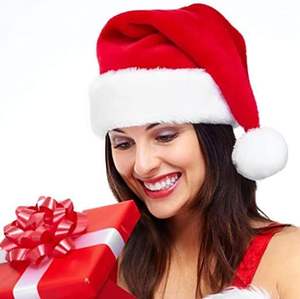 Wholesale High Quality Luxury Christmas Xmas Plush <b>Hat</b> <b>for</b> Xmas <b>Party</b> - Product Image 3