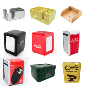 NIHAO - Dispensador de Servilletas Metálico Personalizado al por Mayor, Porta Servilletas de Mesa <span class=keywords><strong>con</strong></span> Logotipo para Decoración de Cafeterías, Restaurantes y Bares - Product Image 4