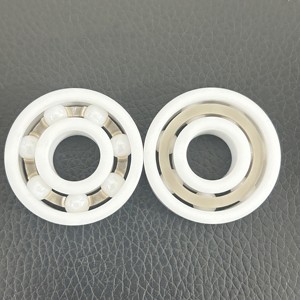 ลูกปืนเม็ดกลมร่องลึกขนาดเล็ก รุ่น Low Noise White 608ZZ P4 ZrO2 เหมาะสำหรับสเก็ตบอร์ดและเครื่อง CNC - Product Image 3