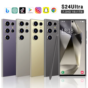 Ponsel pintar S24 kualitas tinggi, ponsel pintar <span class=keywords><strong>Android</strong></span> 14 7.2 inci 48Mp + 10 MP 8 + 2 Ultra 16GB + 1TB 5G kecepatan tinggi - Product Image 4