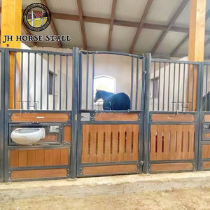 Offre Spéciale en <span class=keywords><strong>Espagne</strong></span> Installation facile Panneaux d'écurie permanents enduits de puissance de luxe préfabriqués de style européen Porte de stalle de cheval - Product Image 3