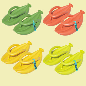 Chanclas <span class=keywords><strong>de</strong></span> Verano para Mujer con Diseño <span class=keywords><strong>de</strong></span> Plátano, Sandalias <span class=keywords><strong>de</strong></span> EVA Antideslizantes con Amortiguación para <span class=keywords><strong>Playa</strong></span>, Pantuflas Transpirables con Masaje al por Mayor - Product Image 1