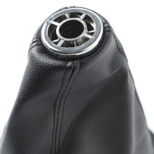 Pommeau de levier de vitesse en cuir noir gris ergonomique pour Toyota Avensis T25 Mk2 Ii 03 09 - Product Image 1