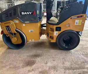 รถบดถนน SANY ปี 2016 แบบลูกกลิ้งผสม ความจุถัง 0.5 ลิตร น้ำหนักใช้งาน 5.5 ตัน กำลัง 25 กิโลวัตต์ ชิ้นส่วนไฮดรอลิกแท้จากจีน - Product Image 2