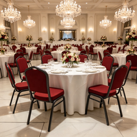 Chaise de banquet en métal empilable pas chère pour hôtel, mariage, événement, fête - Vente en gros