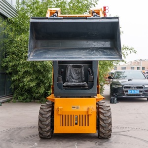 Minicargadora Compacta con Ruedas HIGHTOP, Carga Operativa de 300 kg, Control Piloto, 4x4, para Jardinería y Construcción - Product Image 5