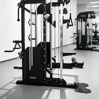 Machine Smith tout-en-un, appareil de musculation multifonctionnel avec croisement de câbles et double pile de poids pour la maison et l'usage commercial