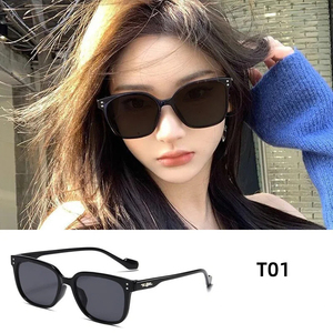 Lunettes de soleil tendance pour femmes, nouvelles lunettes de soleil à grande monture, protection solaire d'été, polyvalentes, adaptées à la conduite, résistantes aux UV - Product Image 4