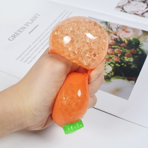 High Quality TPR Vegetables Carrot Squishy Stress <b>Balls</b> Beads Filling Slow Return <b>Squeeze</b> Stress Relieve Toys for Kids Adults - Product Image 4