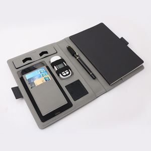 High Quality Personalized Journal Diary Notebook Power Bank Notepad with Wireless Charger for Business Gift Set Luxury Corporate - Product Image 4