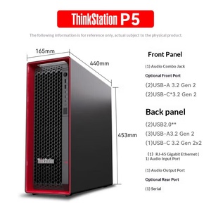 คอมพิวเตอร์เดสก์ท็อป Lenovo ThinkStation P5 DeepSeek AI-Powered สำหรับงานเรนเดอร์และจำลองสถานการณ์ พร้อมพอร์ต USB มีสินค้าในสต็อก - Product Image 4