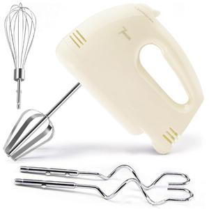 5-Speed Manual Hand Mixer 360 Watt Electric Cake Mixer Dough Hooks Wire Whips <b>Egg</b> Beater Portable Mixer <b>Storage</b> Base ABS Plastic - Product Image 3