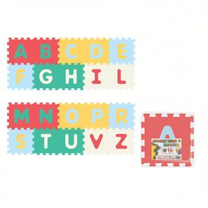 Tapis de jeu en lettres pastel 320 mm, tapis de jeu pour enfants, jouet d'apprentissage de l'alphabet - Product Image 2