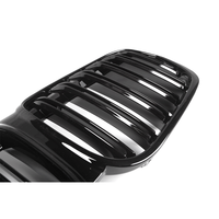 Calandre avant double lamelles noir brillant pour BMW X1 F48 F49 LCI 2019+ en ABS, vente en gros