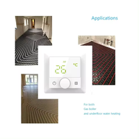 Termostato WiFi Programable HY510 para Calefacción por Suelo Radiante, Caldera de Gas, con Asistente de Voz