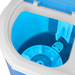 Jewelin 3kg xách tay mini máy giặt đôi bồn tắm nhỏ gọn có thể nhìn thấy Giặt máy giặt - Product Image 5