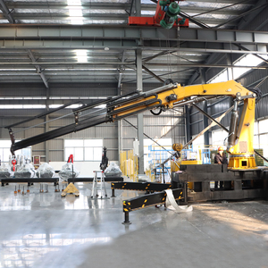 Bob-lift Knuckle Boom <span class=keywords><strong>Crane</strong></span> thao túng 10 tấn xách tay thủy lực xe tải gắn cẩu với không dây điều khiển từ xa - Product Image 4