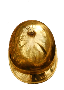 Casco Decorativo de Metal de Primera Calidad, Estilo Romano, Plateado/Dorado, Forma Irregular, con Cresta, Inspirado en la Historia, para Disfraces - Product Image 6