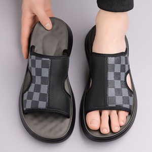 Sandalias informales de verano para hombre, con una correa, antideslizantes, suela suave, transpirables, resistentes al desgaste, zapatos de playa para exteriores - Product Image 4