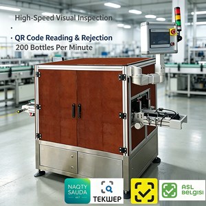 Machine d'inspection visuelle à 360 degrés avec acquisition de codes et corrélation des données pour la traçabilité des pièces cylindriques - Product Image 1
