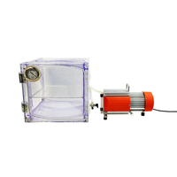 Équipement de séchage sous vide de laboratoire IKEME, chambre à vide en acrylique, déshydrateur, armoire anti-humidité sous vide, four à vide en plastique PC