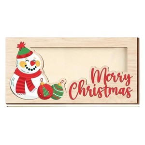 Portefeuille en bois pour cadeau d'anniversaire, porte-enveloppes pour argent, décoration de fête pour célébration d'anniversaire - Product Image 5