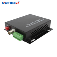 Convertisseur Fibre Optique Haute Qualité Vidéo/Données/Audio vers Fibre Optique, Émetteur et Récepteur pour Utilisation avec Caméra Analogique ou Numérique