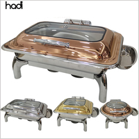 Matériel de traiteur de luxe pour hôtels et mariages : Réchauds de buffet, Chauffe-plats, Chafer Dish argenté pour la restauration