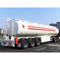 Semi-remorque citerne à carburant en acier au carbone à haute température pour bitume/huile brute, 3 essieux, 40 000 litres, avec une charge utile de plus de 30 000 kg