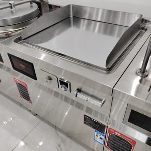 80В 12кВт Коммерческая индукционная гриль-плита из нержавеющей стали с плоской поверхностью, электрическая, для стейков и тэппаньяки - Product Image 4