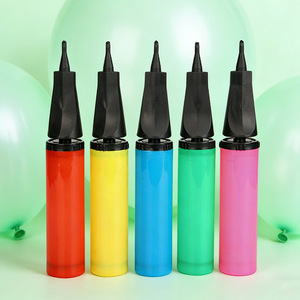 Portable <b>mini</b> hand-push air pump, manual <b>balloon</b> toy plastic air pump, inflatable pillow air pump - Product Image 4