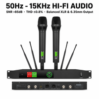 Microphone sans fil élégant pour mariages, célébrations, fêtes, avec interrupteur silencieux, étanche, résistant aux chutes, grille métallique