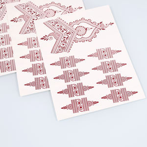 Autocollants de beauté autocollants de <span class=keywords><strong>tatouage</strong></span> en <span class=keywords><strong>dentelle</strong></span> vermillon transfert d'eau henné marron <span class=keywords><strong>tatouage</strong></span> semi-permanent fleur <span class=keywords><strong>bras</strong></span> autocollants de <span class=keywords><strong>tatouage</strong></span> - Product Image 3